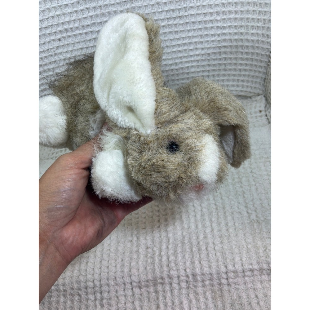 Vintage Kids America Wego Weather Rabbit Plush 10 Inch Brown White
